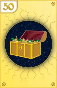 Treasure Card - Front 50